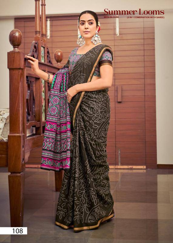 Lakhani cotton Wholesale Indian sarees online